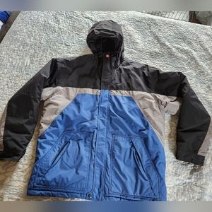 Quiksilver Black and Blue Ski Jacket